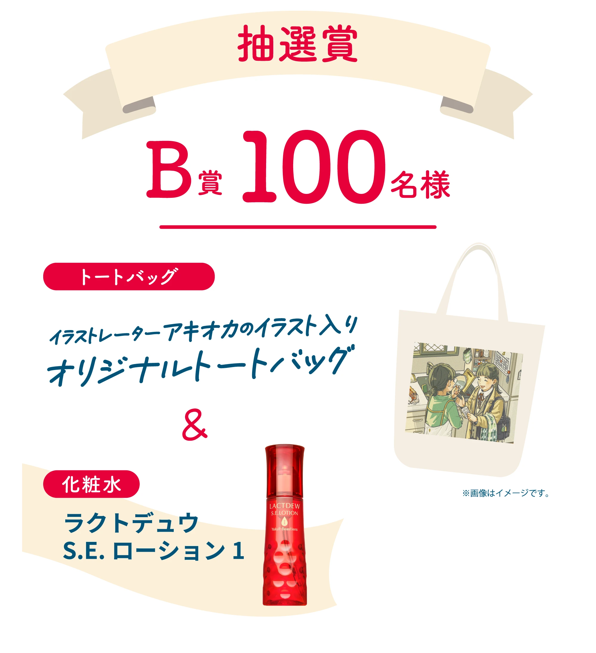 抽選賞 B賞：100名様